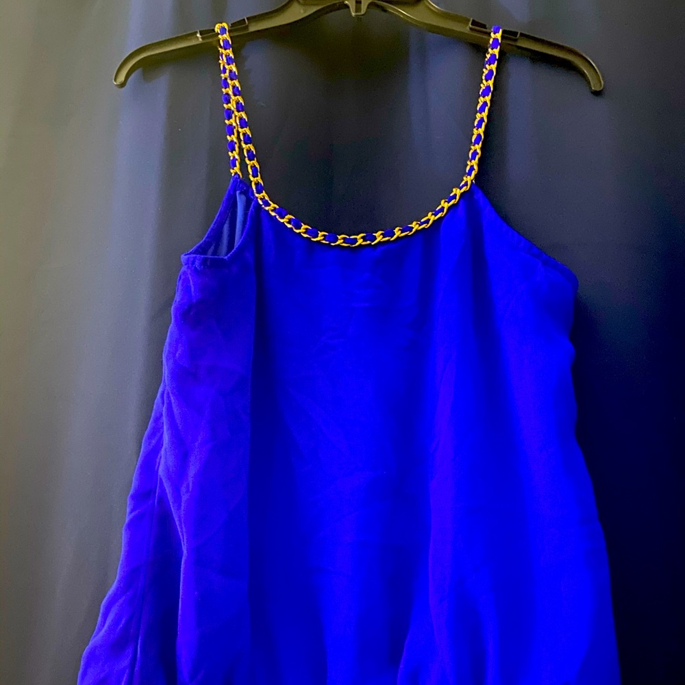 Blue tank top